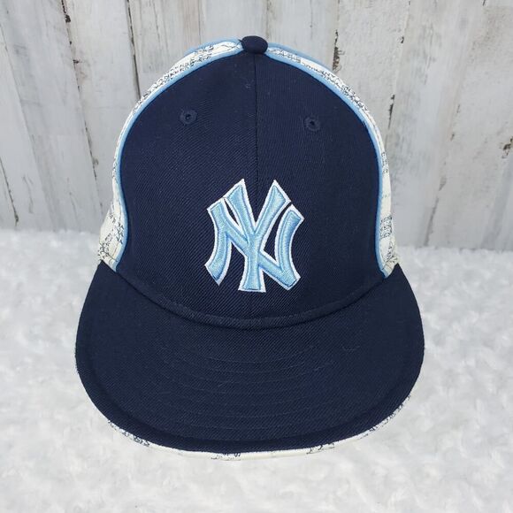 New Era New York Yankees Baseball Cap Blue Size 7 3/8 - Picture 2 of 9